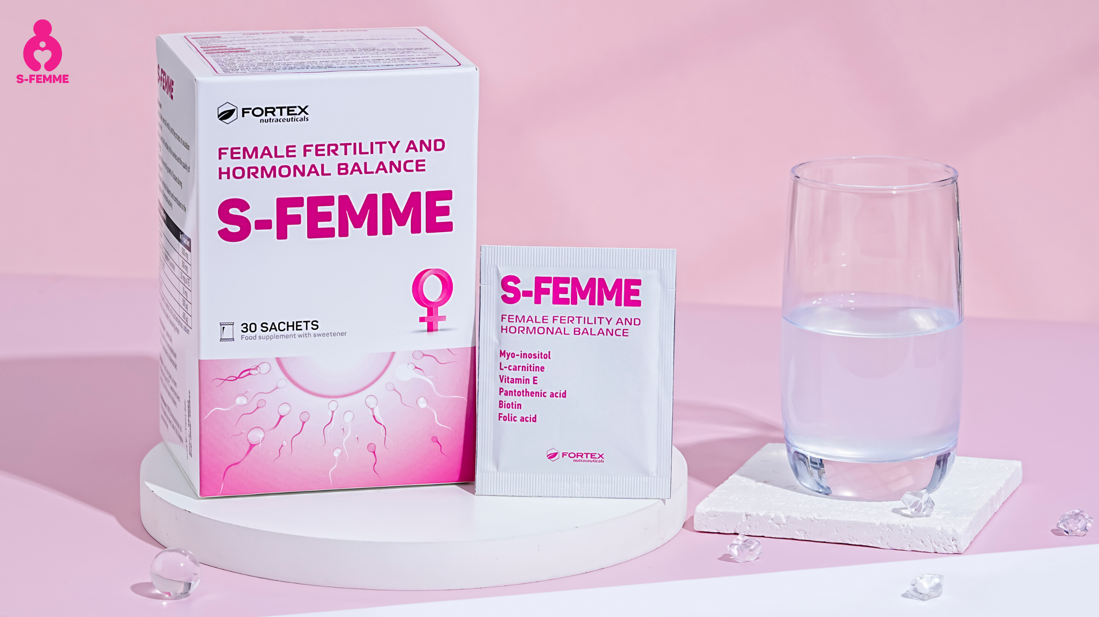 S-femme có chứa vitamin E vừa giúp bổ trứng, bổ niêm mạc