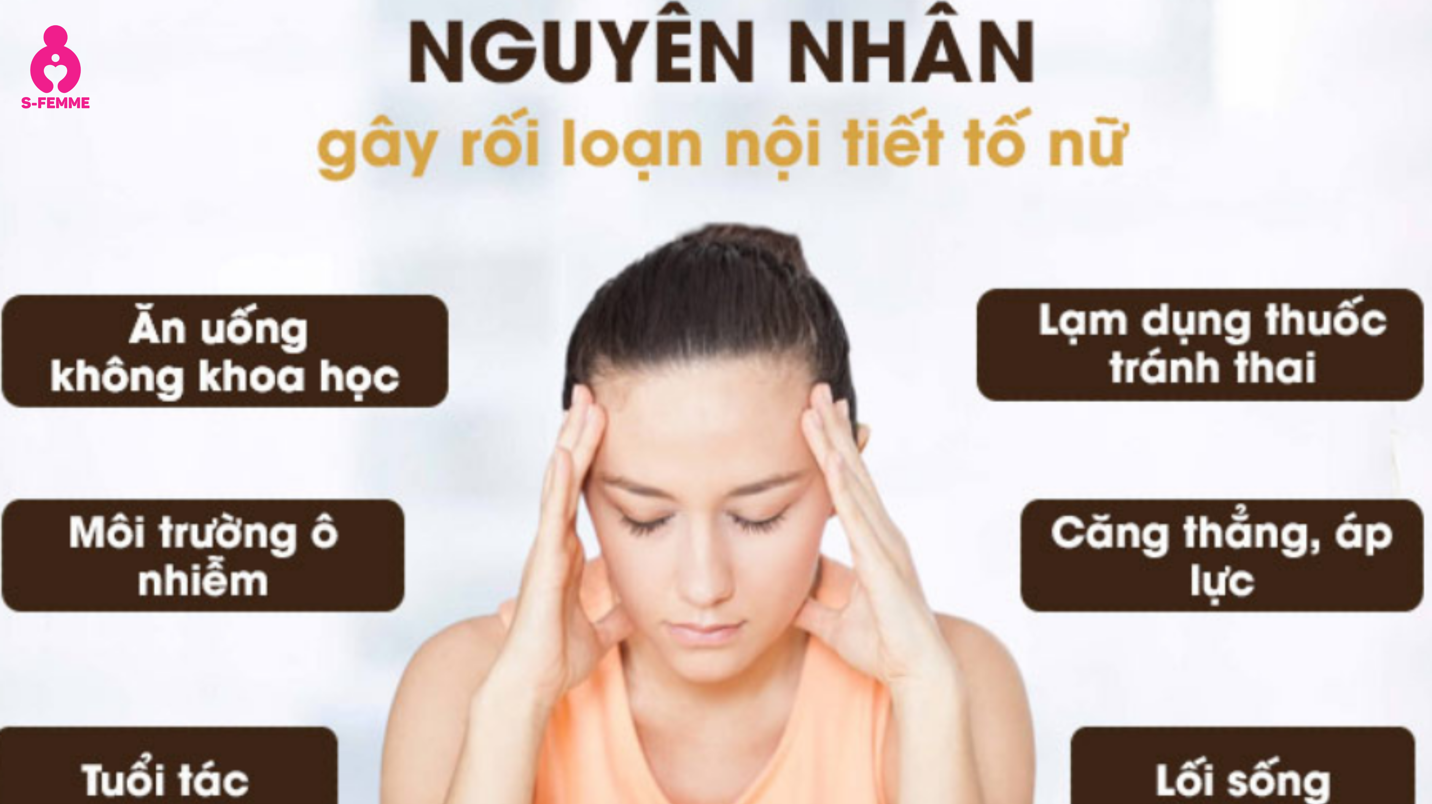 Nguyên nhân khiến nội tiết tố nữ suy giảm