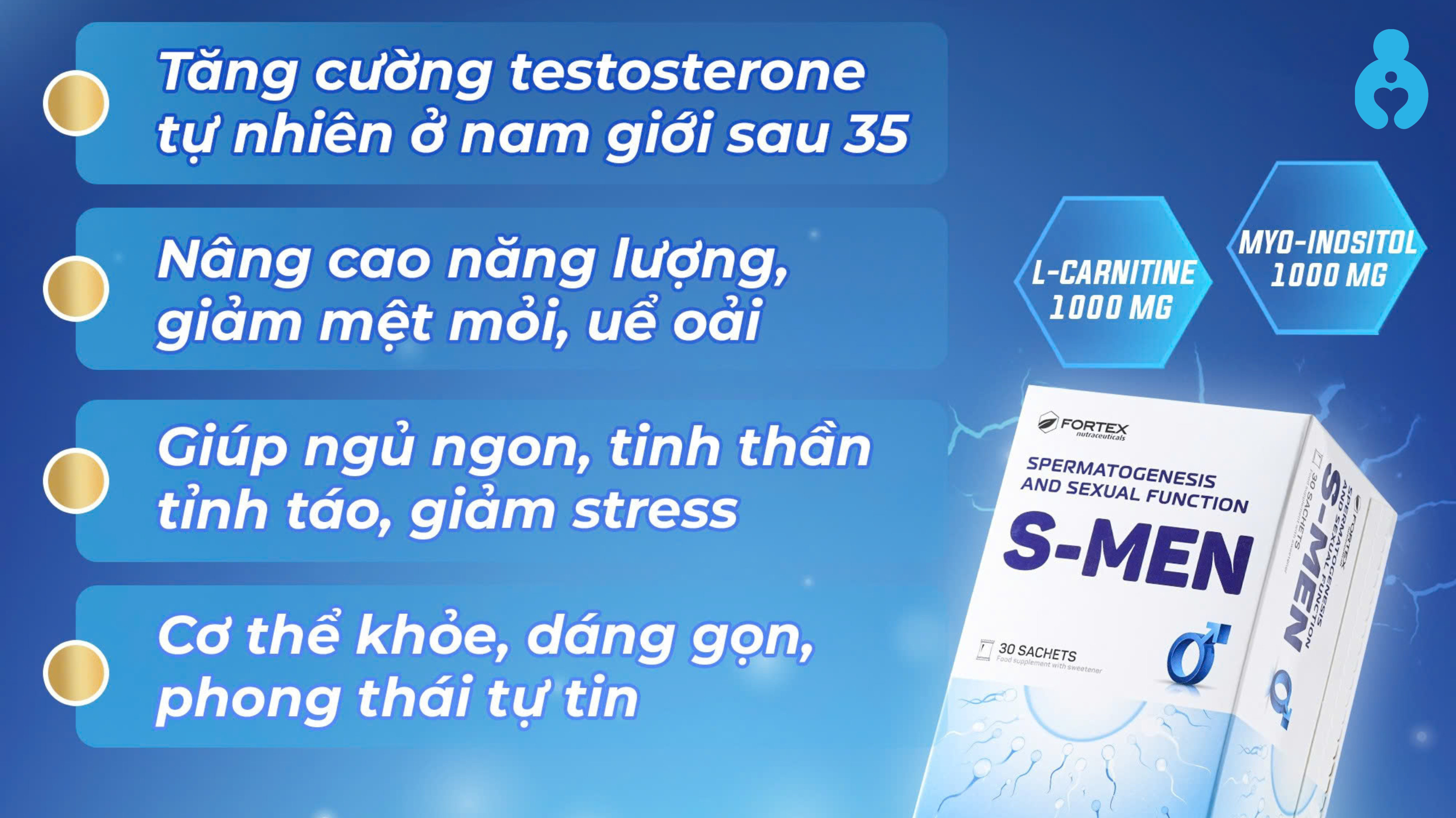 S-MEN – Giải pháp tăng testosterone tự nhiên chuẩn châu Âu